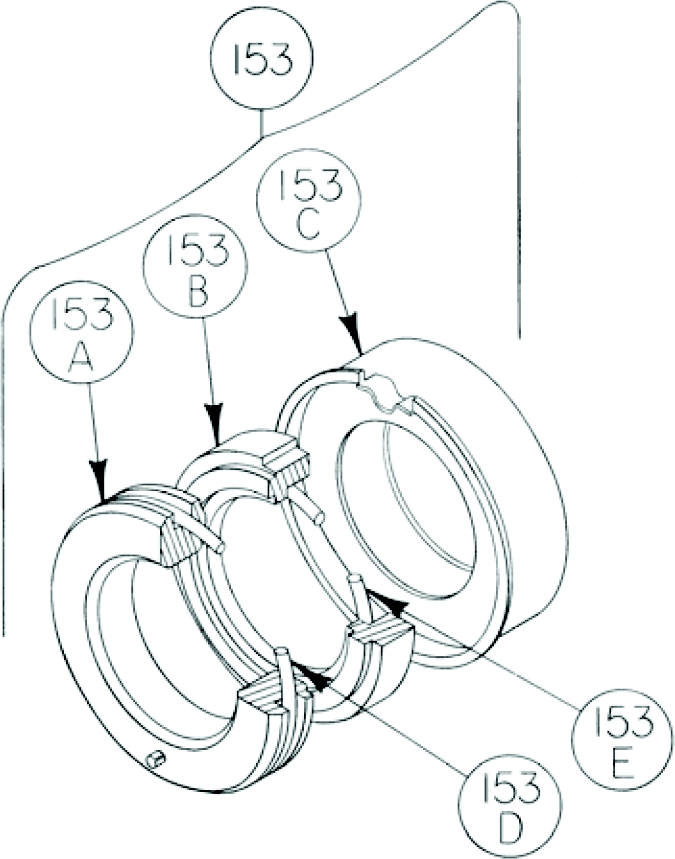 MECHANICAL SEAL – NH3 OR DUAL SERVICE – SNCN (ID Code = QA) - Size 2